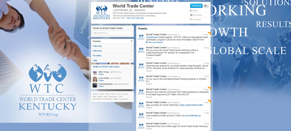 Marketing, Design & Training for the World Trade Center (Louisville, KY, USA)